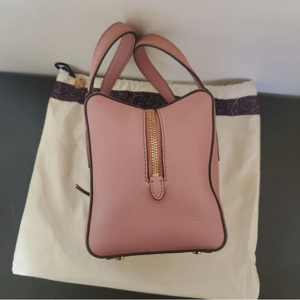Tory Burch Kira Pebbled Small Satchel - Picture 4 of 11